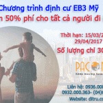 Chương trình định cư EB3 Mỹ giảm 50% phí cho người đi kèm